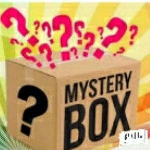 Mystery box will include up to 3 items size small, med or large